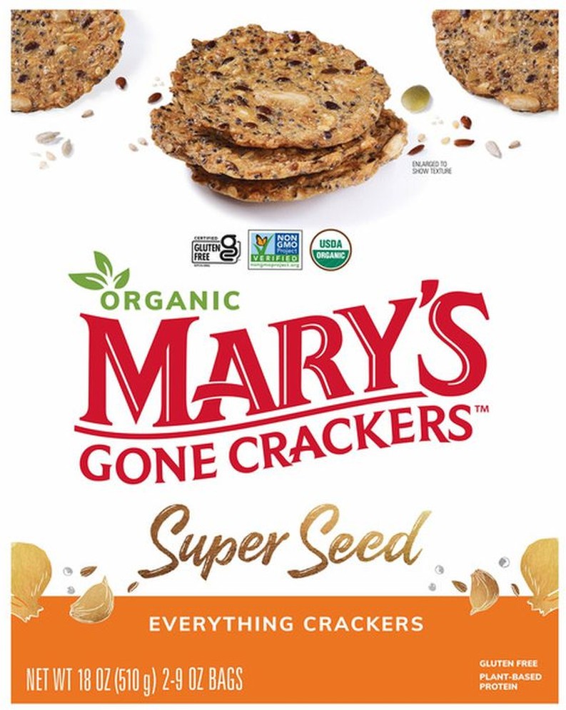 Super Seed Everything Crackers, 9 oz, 2-count