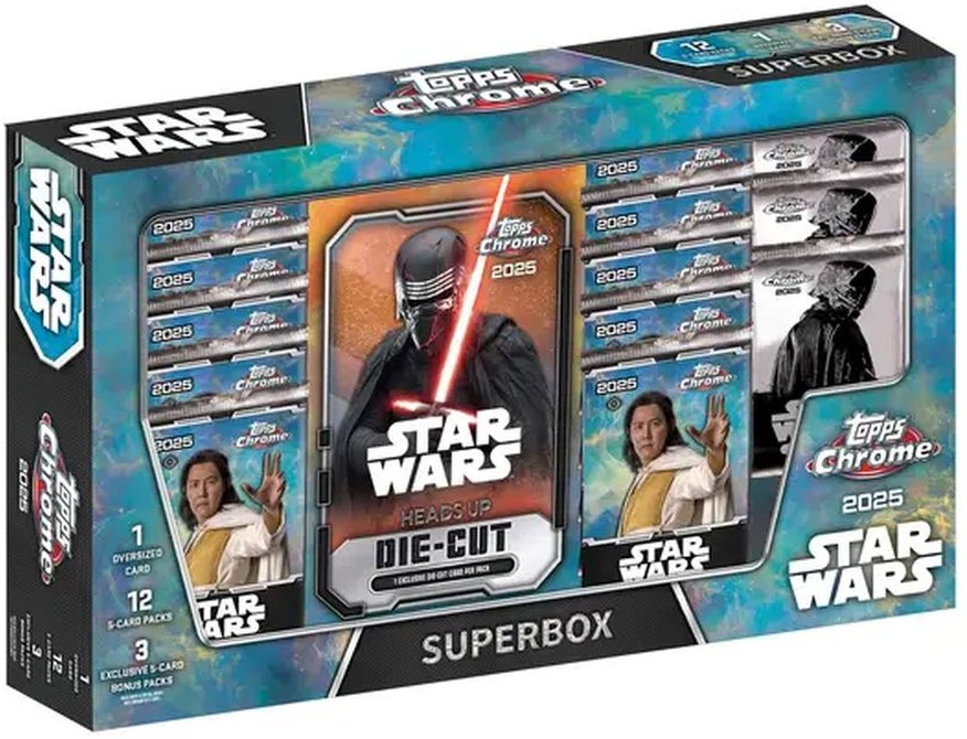 2025 CHROME Star Wars Collection Box