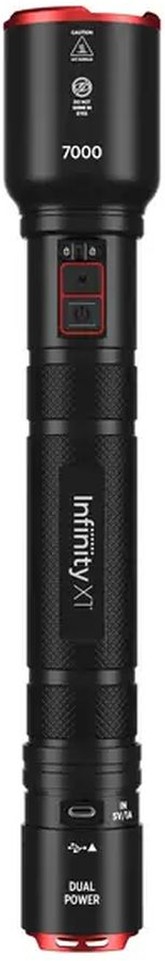 X1 7000L Dual Power Rechargeable Flashlight