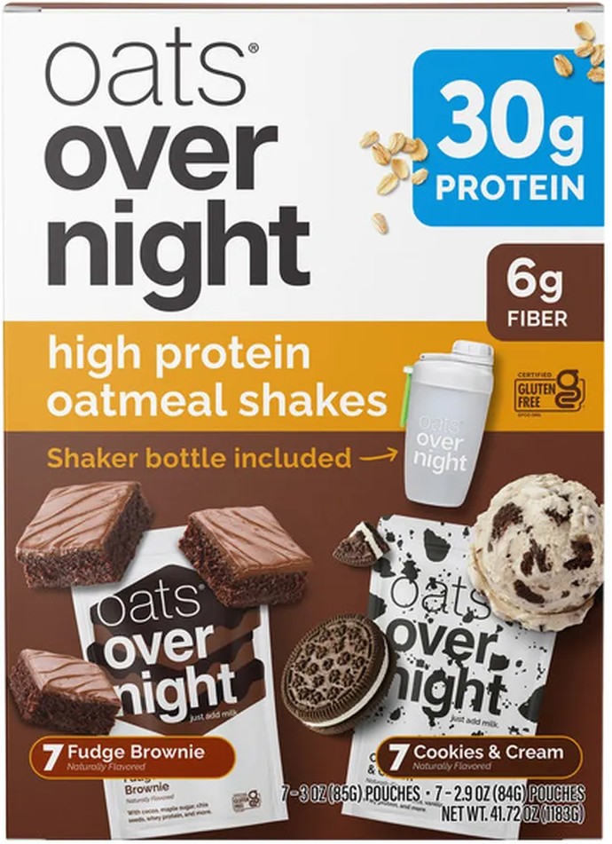 Variety Pack, 20g Protein Shake, Cookies & Cream & Chocolate Peanut Butter Banana