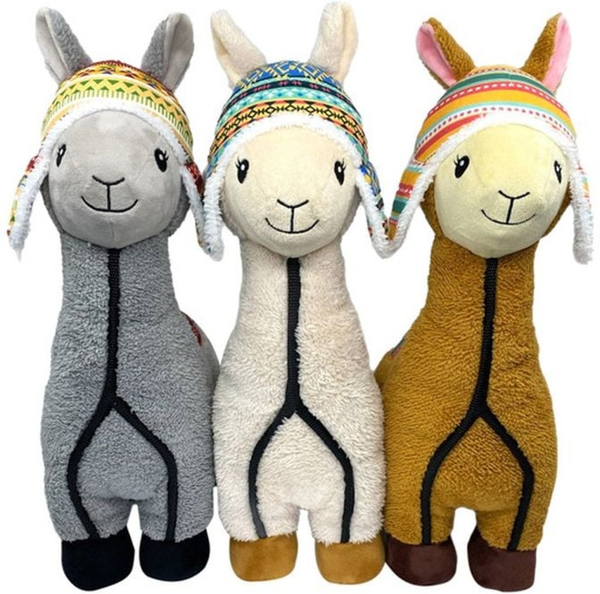 Jumbo Llamas Dog Toy, Assorted Colors