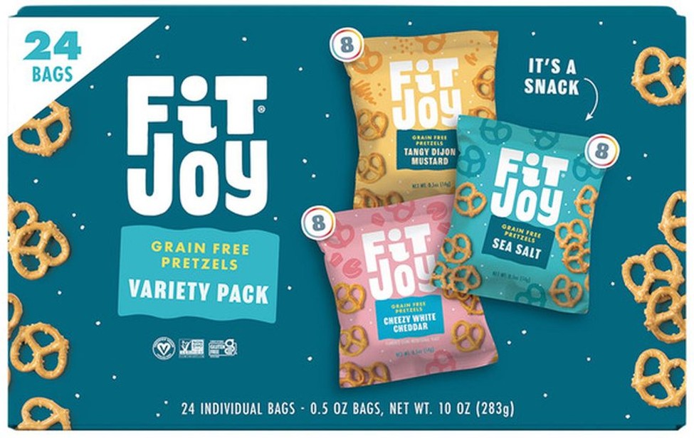 Grain Free Pretzels Variety Pack, 0.5 oz, 24-count