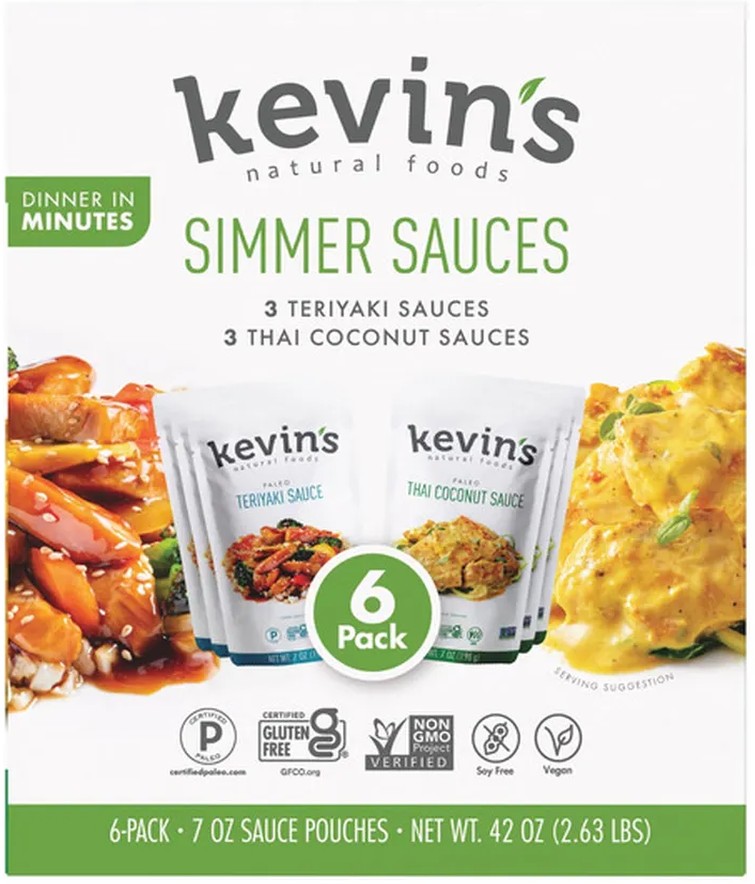 Simmer Sauces Variety Pack, 7 oz, 6 count