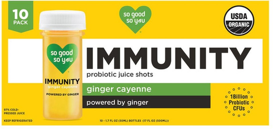 Organic Immunity Shots, 1.7 oz, 10-count
