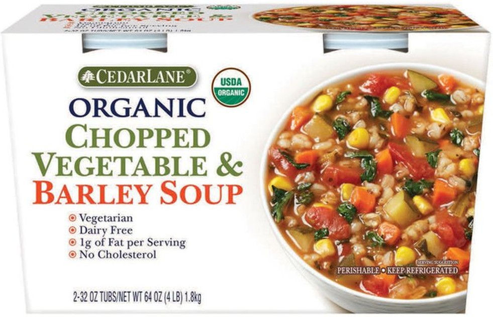 Organic Vegetable Barley Soup, 2 x 32 oz