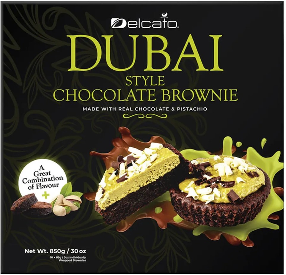 Dubai Style Chocolate Brownie, 3 oz, 10-count