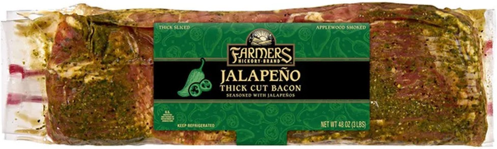 Thick Cut Bacon, Jalapeno, 1.5 lb, 2-count