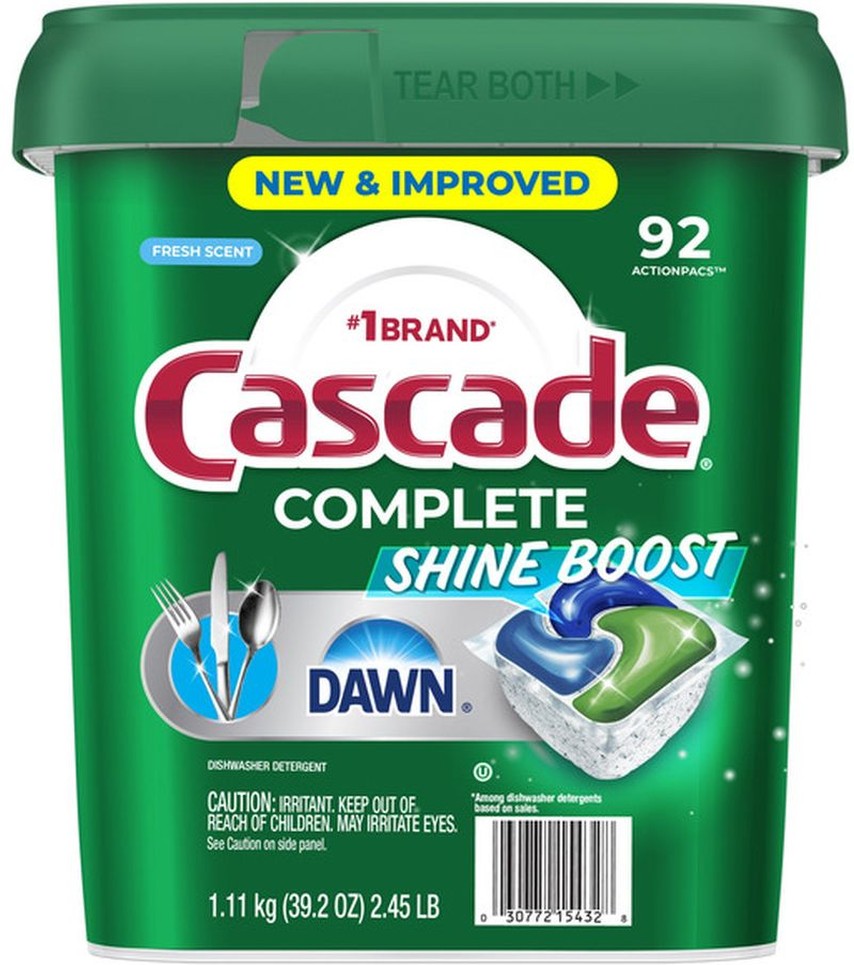 Complete Shine Boost Dishwasher Pacs, 92-count