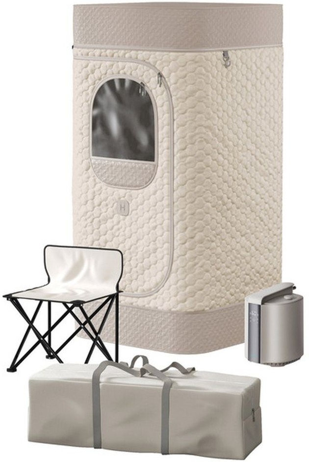 Premium Steam Sauna, Cream