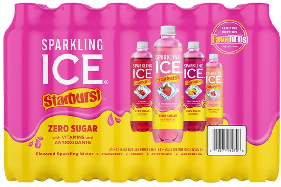 Starburst FaveREDs Variety Pack, 17 fl oz, 24-count