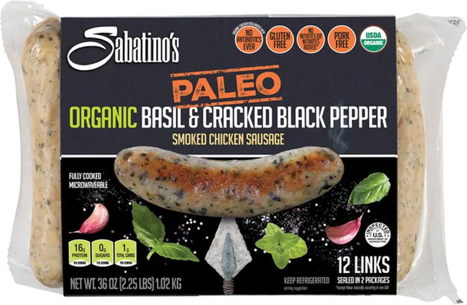 Paleo Organic Chicken Sausage, 12-count