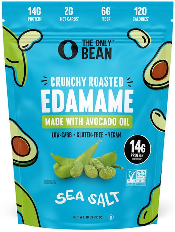 Sea Salt Roasted Edamame Beans, 18 oz