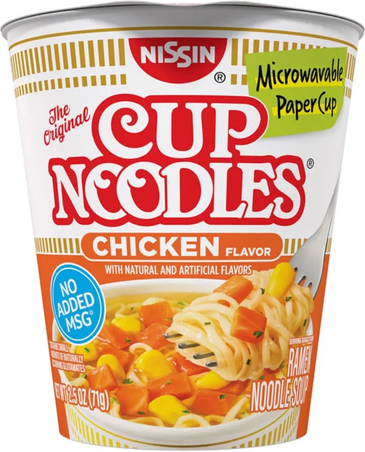 Nissin, Cup Noodles, Chicken, 24-Count