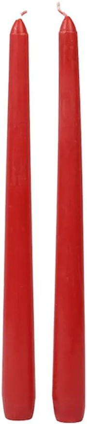 10" Long Red Tapered Candles