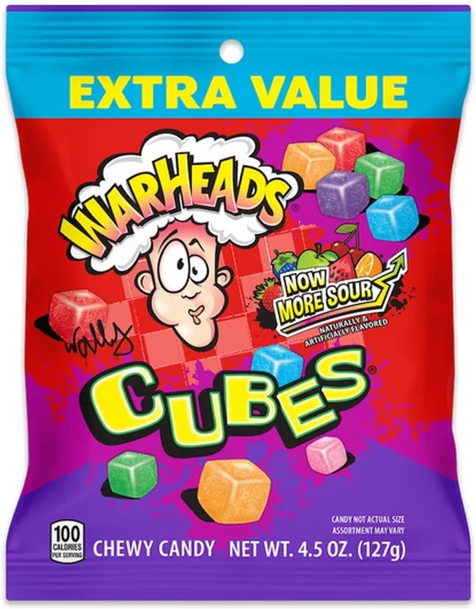 Sour Chewy Cube Peg Bag