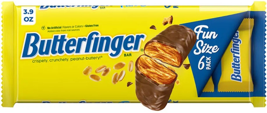 Fun Size Peanut-Buttery Chocolate-y Candy Bars, Individually Wrapped