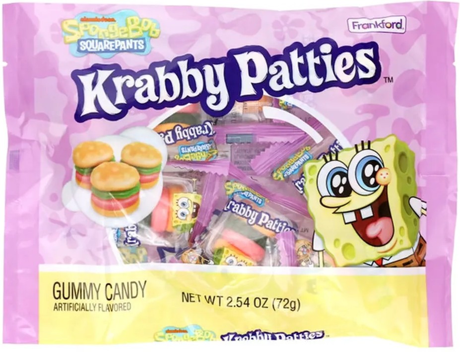 Spongebob Squarepants Krabby Patties Gummy Candy