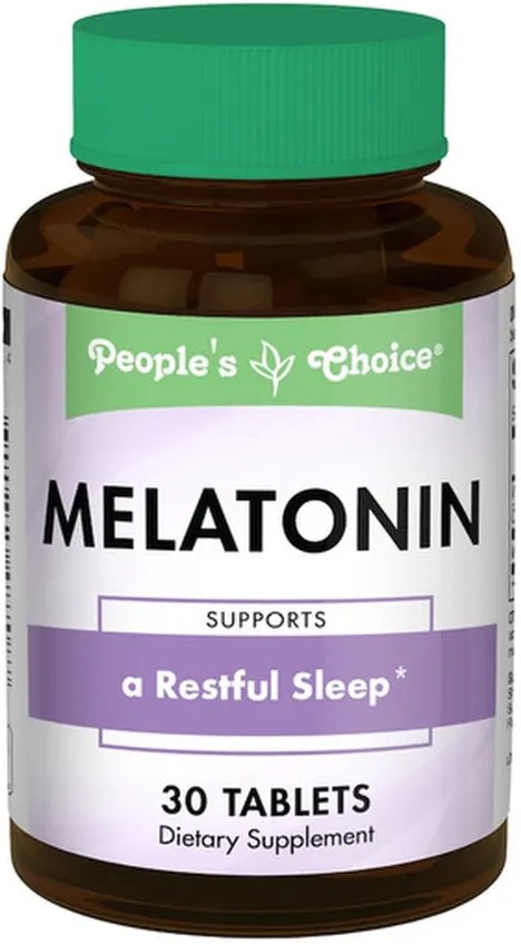 Melatonin A Restful Sleep Supports Dietary Supplement Tablets