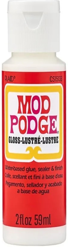 Clear Gloss Finish Mod Podge Sealer Glue & Finish