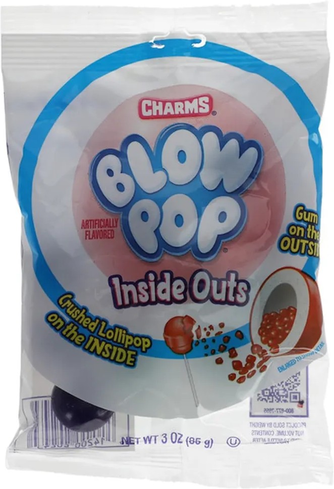 Blow Pop Inside Outs Gumballs
