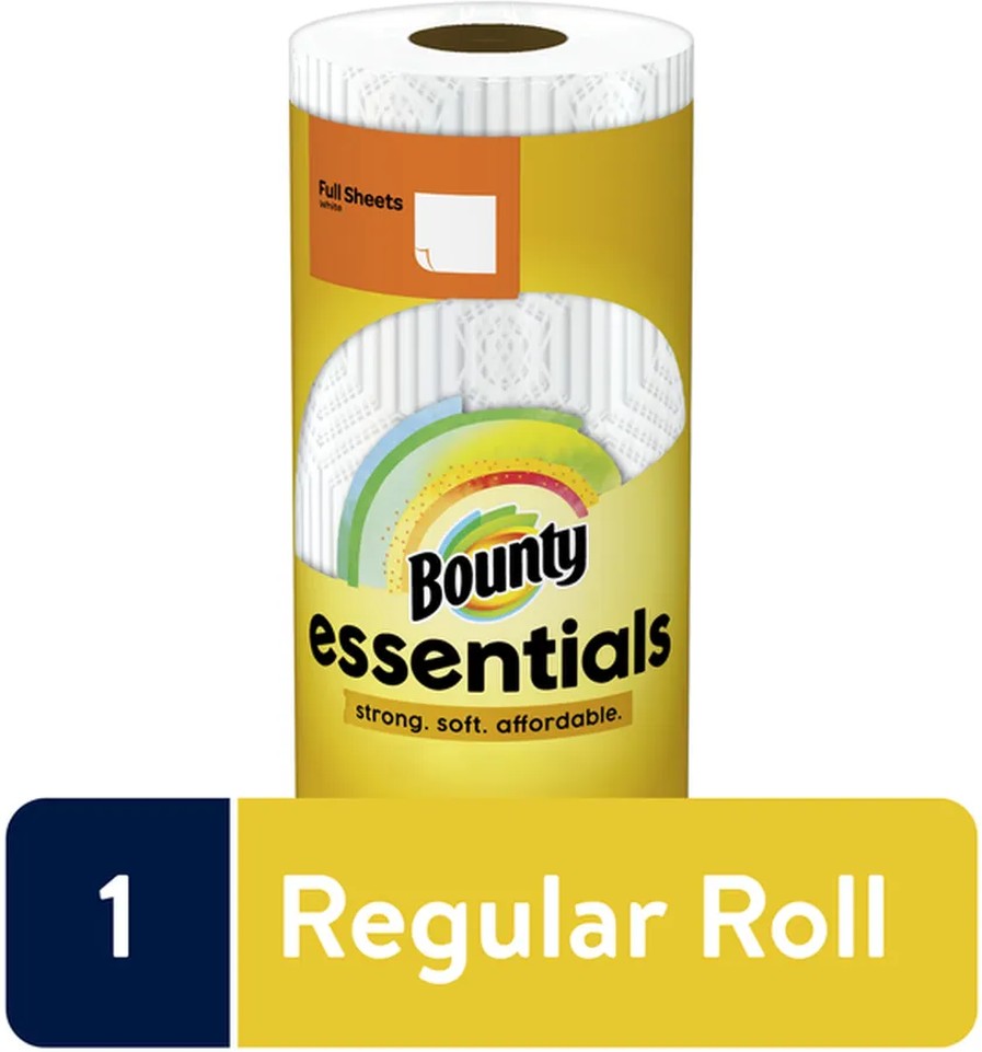 Essentials Paper Towels, White