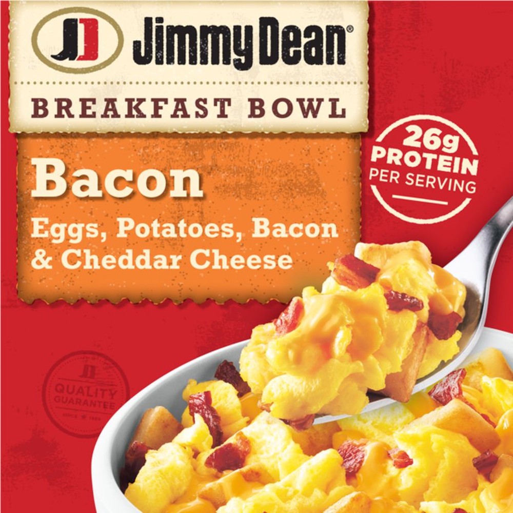 Breakfast Bowl, Bacon, Frozen, 7 oz Bowl