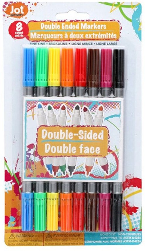 Broadline & Fineline Sides Double-Sided Markers