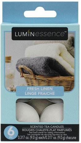 Fresh Linen Scented Tealight Candles