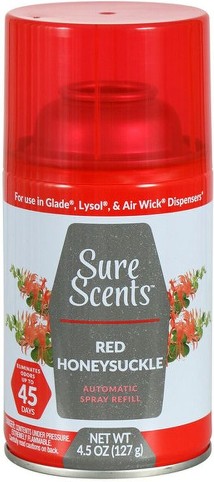Red Honeysuckle Auto Air Freshener Refills