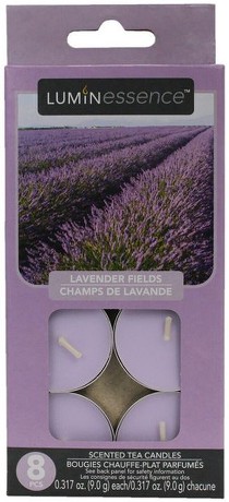 Luminessense Lavender Fields Scented Tealight Candles