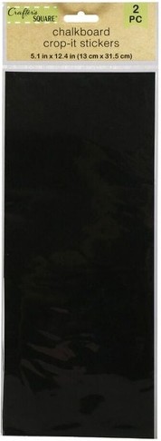 Chalkboard Crop-It Stickers