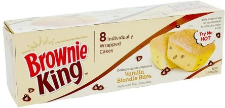 Vanilla Blondie Bites Individually Wrapped Cakes