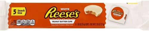 White Creme Peanut Butter Halloween Cups Snack Size Candy