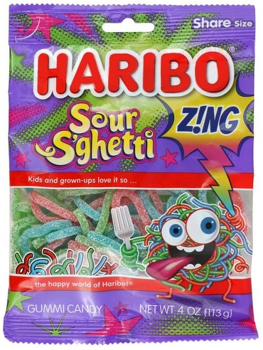 Gummi Candy Sour Sghetti