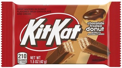 Chocolate Frosted Donut Flavored Wafer Candy