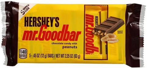 Chocolate With Peanuts Snack Size Halloween Candy