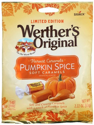 Pumpkin Spice Soft Caramels Chewy Candy Bags