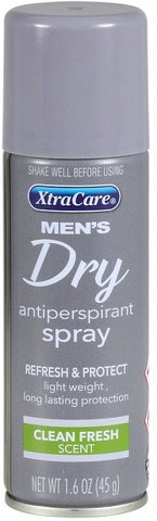 Men's Clean Fresh Scent Dry Antiperspirant Deodorant Spray