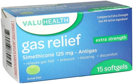 Extra Strength Gas Relief Simethicone 125 Mg - Antigas Softgels