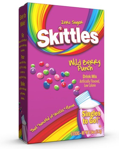 Singles To Go Wild Berry Punch Drink Mix, Low Calorie