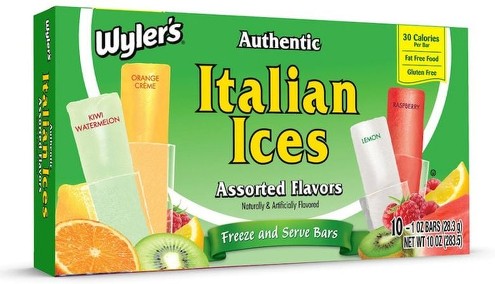 Bars, Assorted Flavors, Authentic, Italian Ices