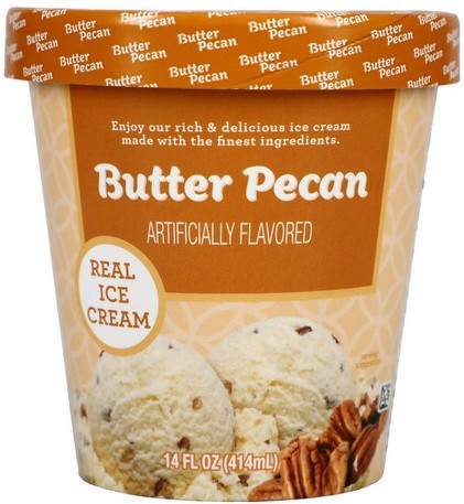 Butter Pecan Real Ice Cream