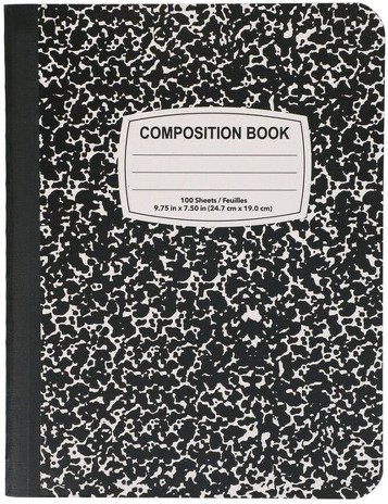 Black & White Composition Book