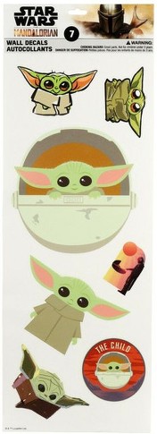 The Mandalorian Baby Yoda Wall Decor Sheet