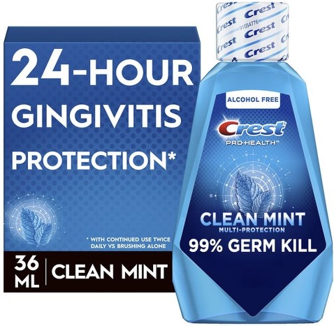 Pro-Health Multi-Protection Alcohol Free Mouthwash, Clean Mint