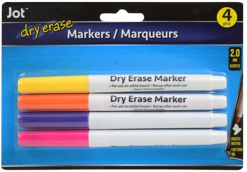 Fashion 3-Pack Dry Erase Markers