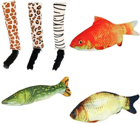 Felt Plush Cat Toys with Bells