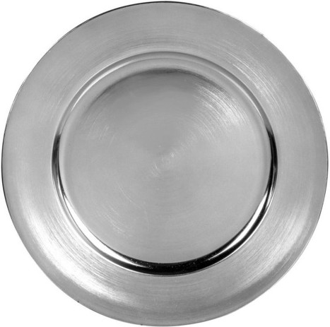 Charger Plate Metallic Silver