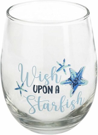 Beachy Keen Stemless Wineglasses