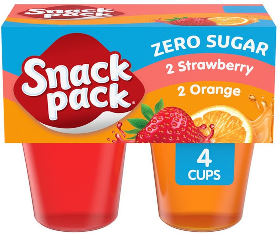 Sugar Free Strawberry & Orange Flavored Juicy Gels
